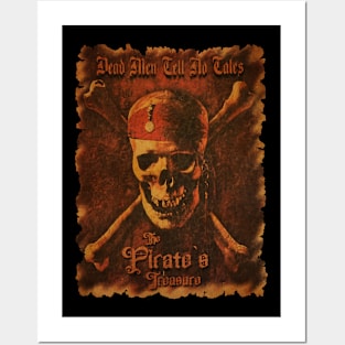 Vintage Pirate Caribbean Posters and Art